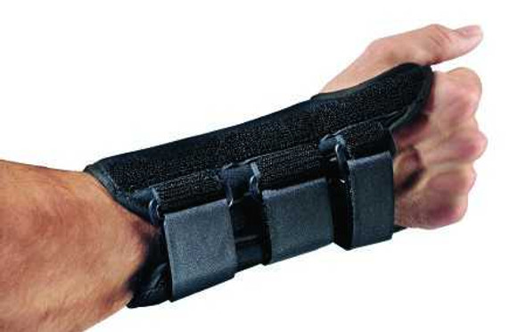 Wrist Splint PROCARE ComfortFORM Aluminum Stay Foam / Lycra Left Hand Black Large 79-87297 Each/1 79-87297 DJ ORTHOPEDICS LLC 346149_EA