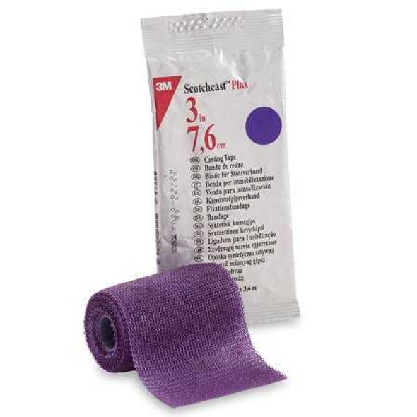 Cast Tape 3M Scotchcast Plus 3 Inch X 12 Foot Fiberglass Purple 82003U Box/10 82003U 3M 199969_BX