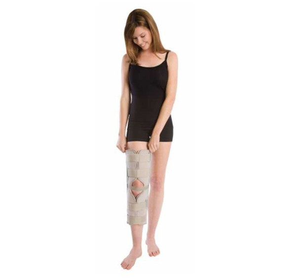 NonHinged Knee Immobilizer PROCARE Universal Hook and Loop Closure 16 Inch Length 79-80110 Each/1 79-80110 DJ ORTHOPEDICS LLC 258878_EA