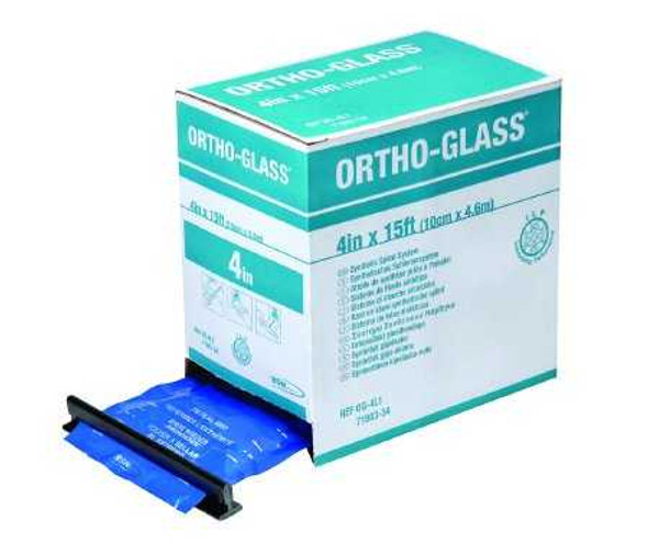 Padded Precut Splint ORTHO-GLASS® 4 x 30 Inch Fiberglass White OG-430PC Box of 5 OG-430PC ORTHO-GLASS® 364100_BX