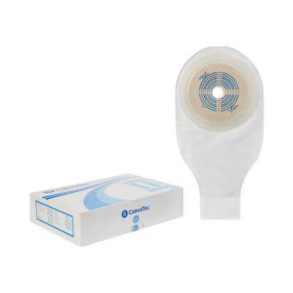 Colostomy Pouch ActiveLife One-Piece System 12 Inch Length 3/4 to 2-1/2 Inch Stoma Drainable 400598 Box/10 400598 CONVA TEC 372845_BX