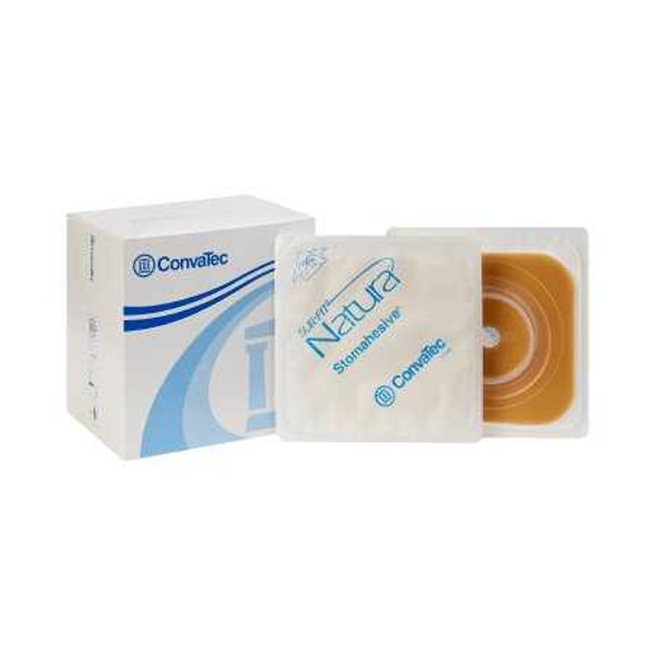 Colostomy Barrier Sur-Fit Natura Trim to Fit Extended Wear Stomahesive Without Tape Sur-Fit Natura Hydrocolloid 1 to 1-1/4 Inch Stoma 401575 Box/10 401575 CONVA TEC 365733_BX