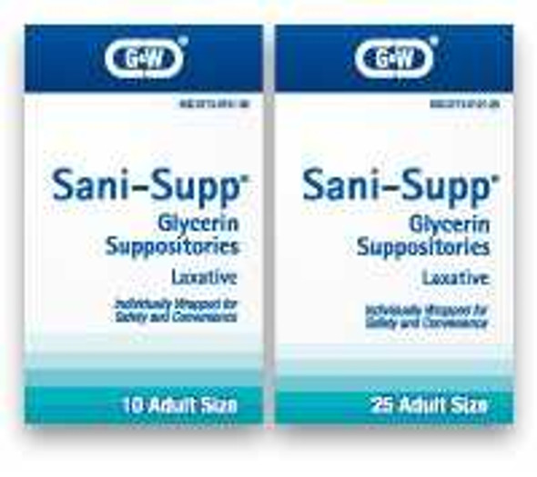 Laxative Fleet Suppository 24 per Box 2 Gram Strength Glycerin Each/1 - 00132007924 1211184 G & W LABORATORIES INC 874792_EA