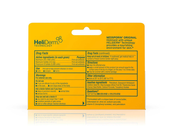 First Aid Antibiotic Neosporin 1 oz. Ointment Tube 00300810237376 Each/1 3.01E+11 JOHNSON&JOHNSON CONSUMER INC 762698_EA