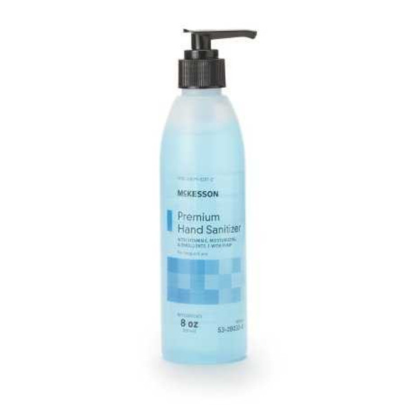 Hand Sanitizer McKesson Premium 8 oz. Ethanol Gel Pump Bottle 53-28033-8 Case/24 53-28033-8 MCK BRAND 937916_CS