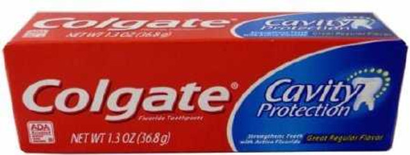 Toothpaste Colgate Cavity Protection Regular Flavor 1 oz. Tube 151111 Case/24 151111 COLGATE/MENNEN CO. 1004084_CS