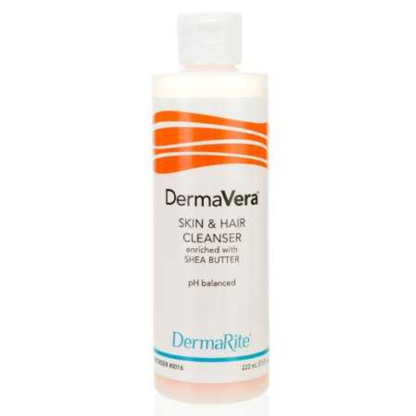 Shampoo and Body Wash DermaVera 7.5 oz. Squeeze Bottle Scented 0016 Case/48 16 DERMARITE INDUSTRIES LLC 576313_CS