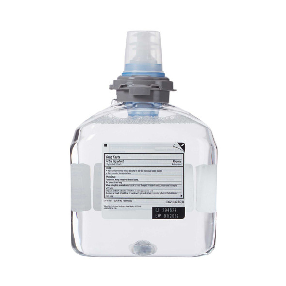Hand Sanitizer Purell Advanced 1200 mL Alcohol Ethyl Foaming Dispenser Refill Bottle 5392-02 Case/2 Feb-92 GOJO INDUSTRIES INC 559814_CS