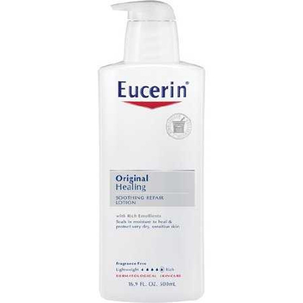 Moisturizer Eucerin 16 oz. Pump Bottle Lotion Unscented 1667344 Each/1 1667344 US PHARMACEUTICAL DIVISION/MCK 348219_EA