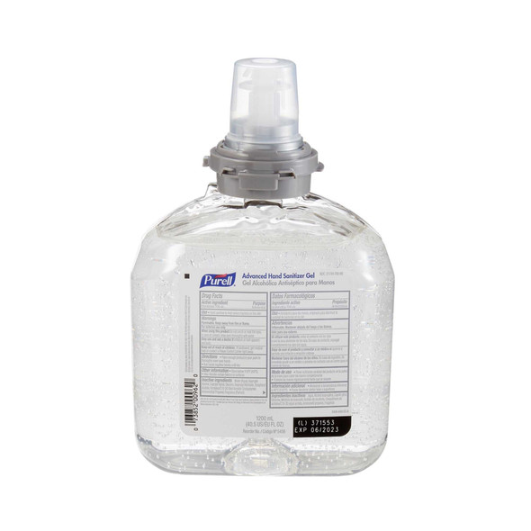 Hand Sanitizer Purell Advanced 1200 mL Alcohol Ethyl Gel Dispenser Refill Bottle 5456-04 Case/4 Apr-56 GOJO INDUSTRIES INC 562038_CS