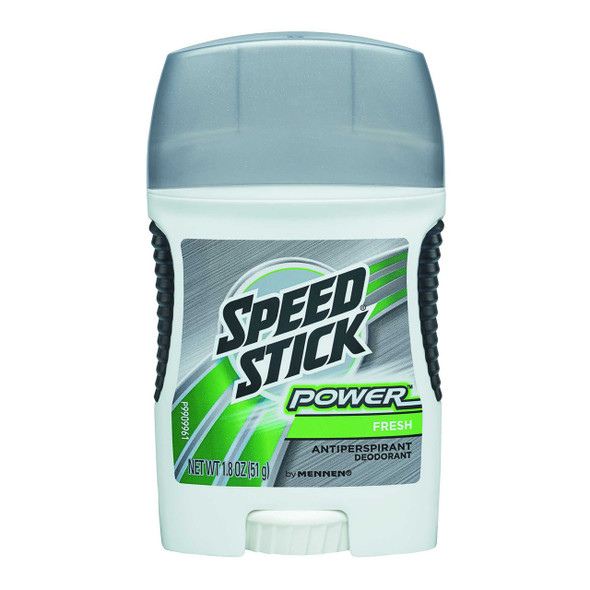 Antiperspirant / Deodorant Power™ Speed Stick® Solid 1.8 oz. Fresh Scent 194022 Pack of 1 94022 Power™ Speed Stick® 874259_EA