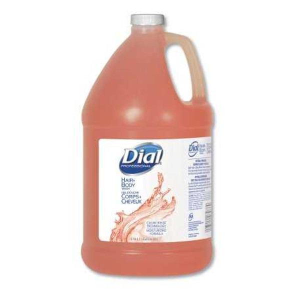 Shampoo and Body Wash Dial 1 gal. Jug Peach Scent DIA 03986 Each/1 DIA 03986 Dial 223772_EA