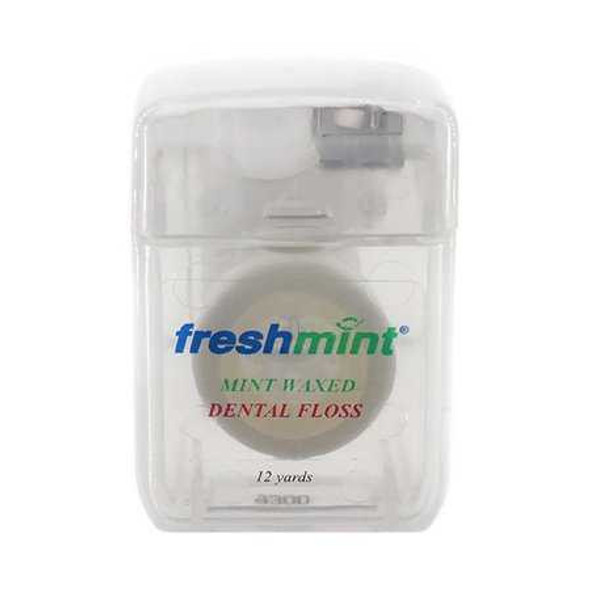 Dental Floss Freshmint 12 Yard Mint DF12 Case/144 - 12121712 DF12 NEW WORLD IMPORTS 810220_CS