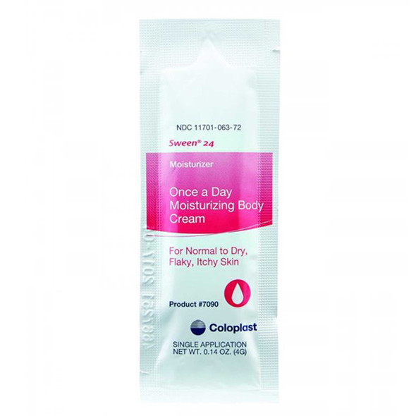 Moisturizer Sween 24 4 Gram Individual Packet Cream Scented S7090 Box/300 S7090 COLOPLAST INCORPORATED 518490_CS