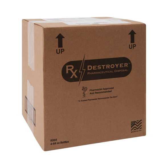 Pharmaceutical Disposal System Rx Destroyer 64 oz. Bottle RX64 Case/4 RX64 C2R GLOBAL MANUFACTURING 883254_CS