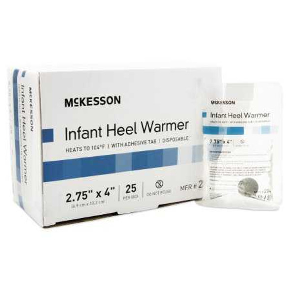 Infant Heel Warmer McKesson Instant Chemical Activation Heel 2.75 X 4 Inch 204 Case/100 204 MCK BRAND 911633_CS