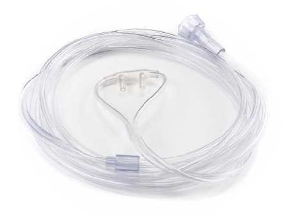 Nasal Cannula Low Flow McKesson Adult Curved Prong / NonFlared Tip 16-3318E Each/1 16-3318E MCK BRAND 1018136_EA