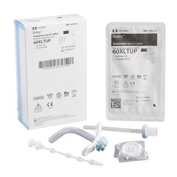 Tracheostomy Tube Shiley XLT Proximal Extension Size 6 Uncuffed 60XLTUP Each/1 60XLTUP KENDALL HEALTHCARE PROD INC. 583765_EA