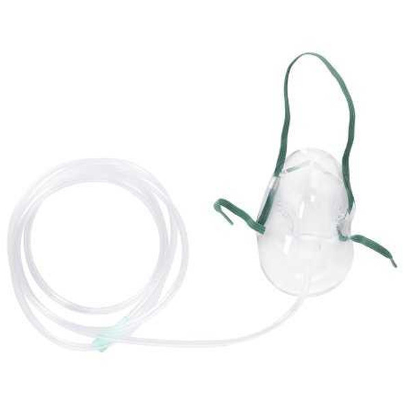 Oxygen Mask AirLife Elongated Adult One Size Fits Most Adjustable Elastic Head Strap 001201 Case/50 - 12013950 1201 CAREFUSION SOLUTIONS LLC 226849_CS