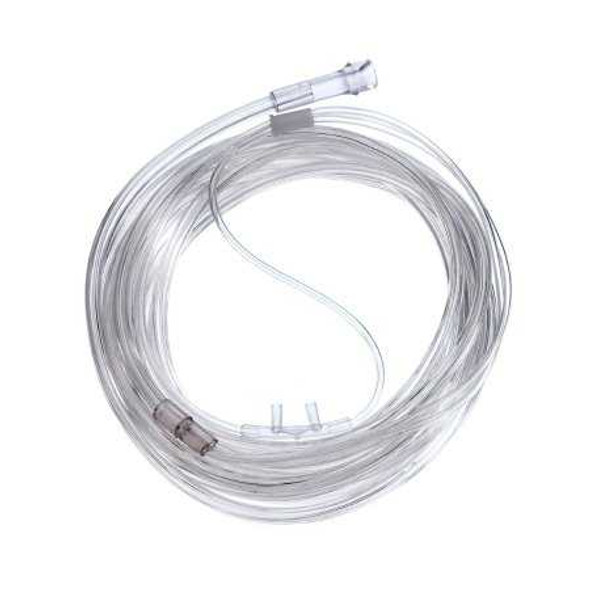 Nasal Cannula Continuous Flow Hudson RCI Adult Curved Prong / NonFlared Tip 1810 Case of 50 1810 TELEFLEX MEDICAL 151830_CS