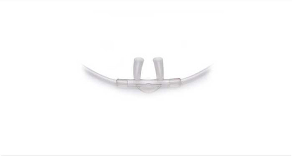 Nasal Cannula Continuous Flow Hudson RCI Adult Curved Prong / Flared Tip 1104 Each/1 1104 TELEFLEX MEDICAL 37358_EA