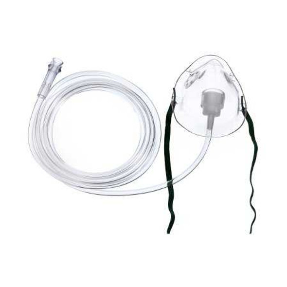 Oxygen Mask Short Pediatric One Size Fits Most Adjustable Nose Clip / Elastic Strap 1035 Case/50 1035 TELEFLEX MEDICAL 37335_CS