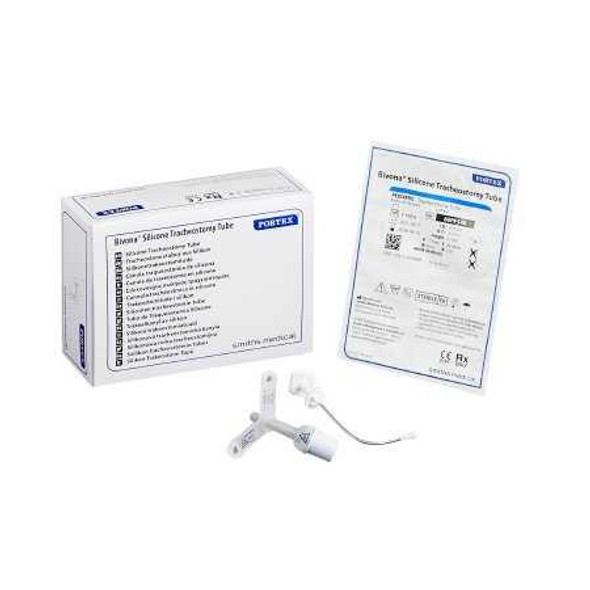 Tracheostomy Tube Bivona FlexTend Plus V Neck Flange Size 4 Uncuffed 60PFS40 Each/1 60PFS40 SMITHS MEDICAL ASD,INC 368143_EA