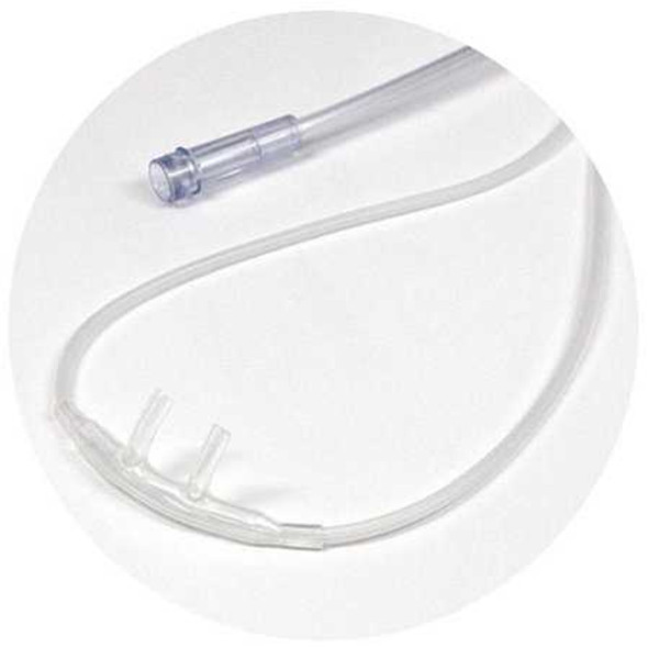 Nasal Cannula Low Flow Adult Curved Prong / NonFlared Tip RES1107S Each/1 RES1107S SUNSET HEALTHCARE SOLUTIONS 1028455_EA