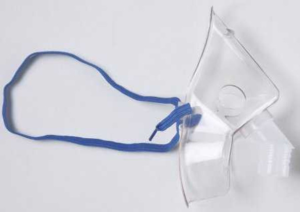 Aerosol Face Mask Medline Elongated Adult One Size Fits Most Adjustable Elastic Head Strap HCS4630 Each/1 HCS4630 MEDLINE 473049_EA