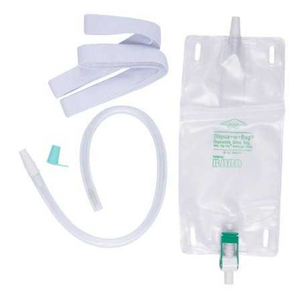 Urinary Leg Bag Bard Dispoz-a-Bag Anti-Reflux Valve 19 oz. Vinyl 150819 Each/1 150819 BARD MEDICAL DIVISION 191454_EA