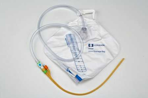 Indwelling Catheter Tray Kenguard Foley 16 Fr. 5 cc Balloon Latex 3716 Each/1 3716 KENDALL HEALTHCARE PROD INC. 329055_EA