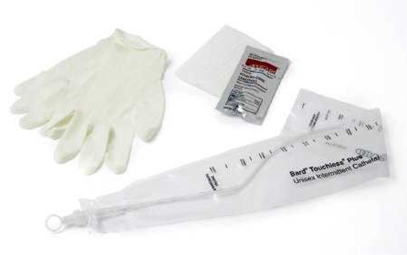 Intermittent Catheter Kit Touchless Plus Straight Tip 16 Fr. Without Balloon Vinyl 4A5146 Each/1 4A5146 BARD MEDICAL DIVISION 959835_EA