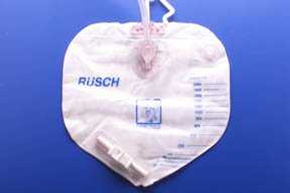 Urinary Drain Bag Rusch Premium Anti-Reflux Valve 2000 mL Vinyl 390000 Each/1 390000 TELEFLEX MEDICAL 311200_EA