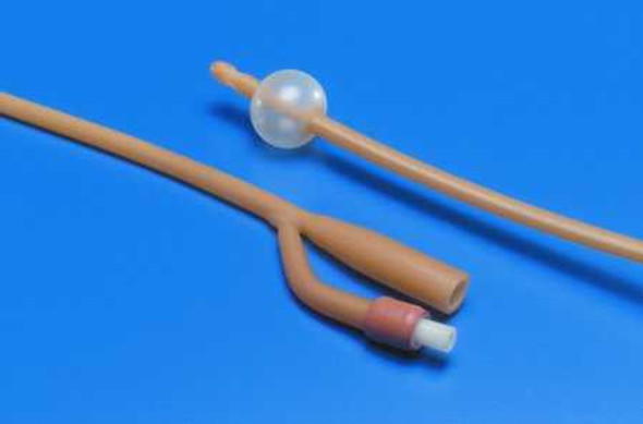 Foley Catheter Kenguard™ 2-Way Standard Tip 30 cc Balloon 20 Fr. Silicone Oil Coated Latex 3611- Carton of 10 3611 Kenguard™ 160148_CT