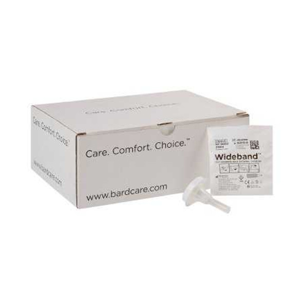 Male External Catheter Wide Band Self-Adhesive Band Silicone Medium 36302 Box/30 36302 BARD MEDICAL DIVISION 617691_BX