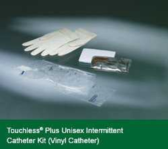 Intermittent Catheter Kit Touchless Plus Straight Tip 14 Fr. Without Baloon Vinyl 4A6144 Each/1 4A6144 BARD MEDICAL DIVISION 229926_EA
