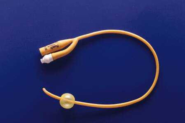 Foley Catheter PureGold 2-Way Coude Tip 5 cc Balloon 20 Fr. PTFE Teflon Coated Latex 318120 Box of 10 318120 TELEFLEX MEDICAL 198489_BX