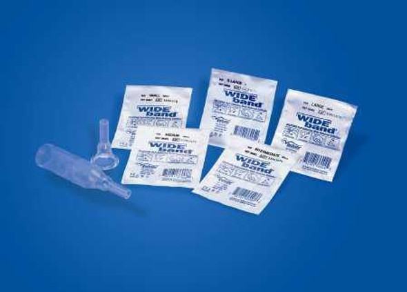 Male External Catheter Wide Band Self-Adhesive Band Silicone Small 36301 Box/30 36301 BARD MEDICAL DIVISION 651693_BX