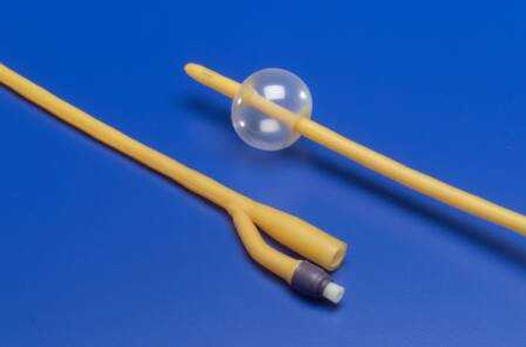 Foley Catheter Ultramer 2-Way Coude Tip 5 cc Balloon 16 Fr. Hydrogel Coated Latex 1616C CT/12 1616C KENDALL HEALTHCARE PROD INC. 401688_CT