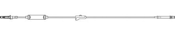 Cysto-Bladder Irrigation Set 55 mL 0.241 Inch OD 77 Inch 1 Lead Plastic 654401 Case of 20 654401 ICU Medical 208806_CS