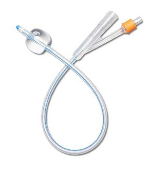 Foley Catheter Medline 2-Way Firm Tip 10 cc Balloon 18 Fr. Silicone DYND11503 Each/1 DYND11503 MEDLINE 527619_EA