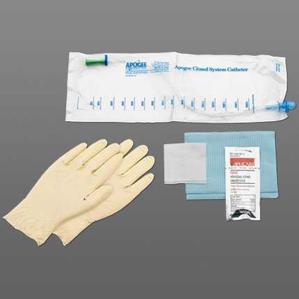Intermittent Catheter Kit Apogee Plus Closed System 8 Fr. Without Balloon B8FB Each/1 B8FB HOLLISTER, INC. 833632_EA