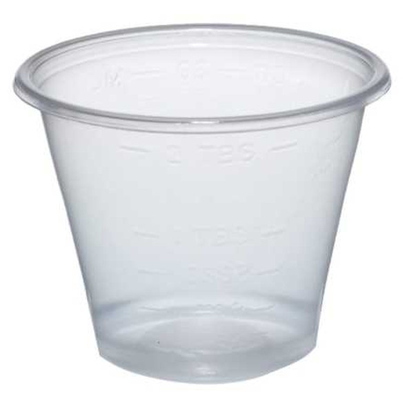 Graduated Medicine Cup 1 oz. Clear Polypropylene Disposable 02301 Case/5000 2301 MEDEGEN MEDICAL PRODUCTS LLC 188720_CS