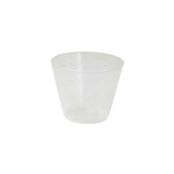 Graduated Medicine Cup Dynarex 1 oz. Clear Polypropylene Disposable 4252 BG/100 4252 DYNAREX CORP. 768926_BG