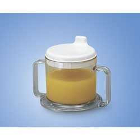 Drinking Mug Ableware® 8 oz. Clear Plastic Reusable 745960000 Pack of 1 745960000 Ableware® 742287_EA