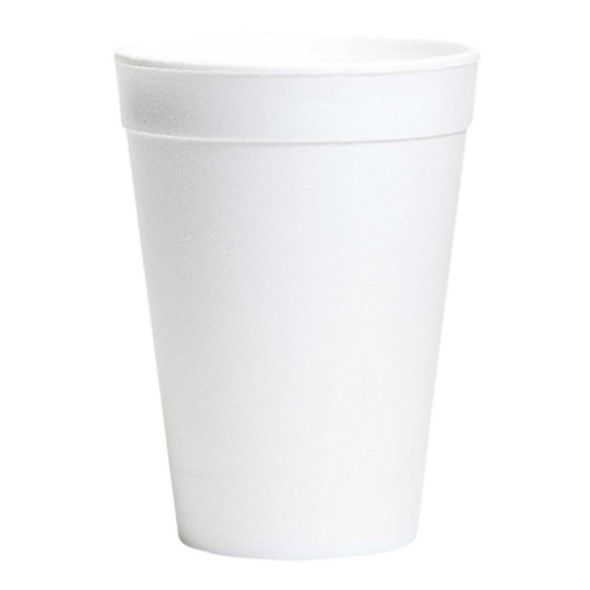 Drinking Cup WinCup® 32 oz. White Styrofoam Disposable C3234 Case/500