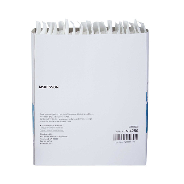 Abdominal Pad McKesson NonWoven / Cellulose / Moisture Barrier 5 X 9 Inch Rectangle Sterile 16-4250 Case/400 16-4250 MCK BRAND 446057_CS