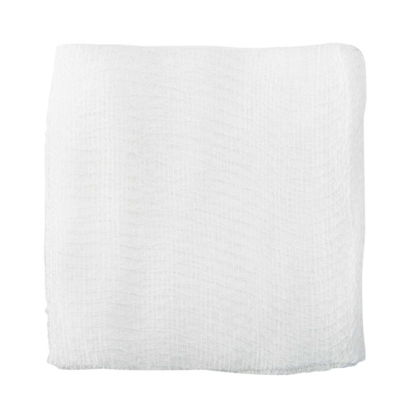 Gauze Sponge McKesson Cotton Gauze 16-Ply 4 X 4 Inch Square NonSterile 44162000 Case/2000 44162000 MCK BRAND 446031_CS