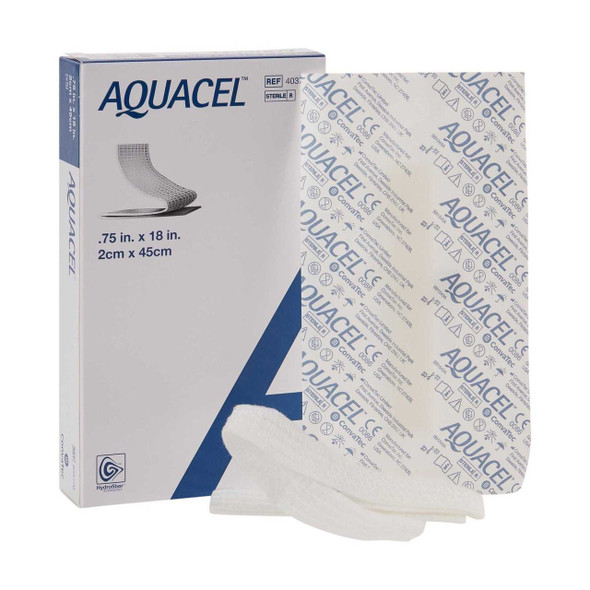 Gelling Fiber Wound Dressing Aquacel® Ribbon 3/4 x 18 Inch Ribbon Sterile 403770 Pack of 1 403770 Aquacel® Ribbon 689147_EA