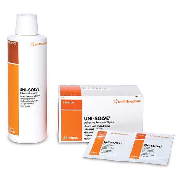 Adhesive Remover UniSolve Wipe 402300 Box/50 402300 UNITED / SMITH & NEPHEW 96852_BX